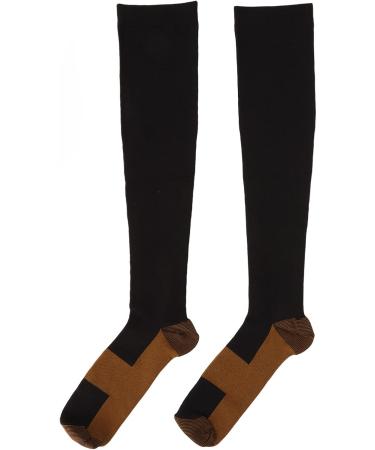 Buy Knee High Compression Stockings for Stress Relief & Improved Blood Circulation - L/XL Size | International Shipping Available - Buy Online on GoSupps.com