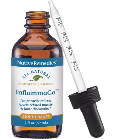Native Remedies InflammaGo 2 fl oz - Natural Homeopathic Remedy for Muscle & Joint Pain Relief - Buy Online on GoSupps.com