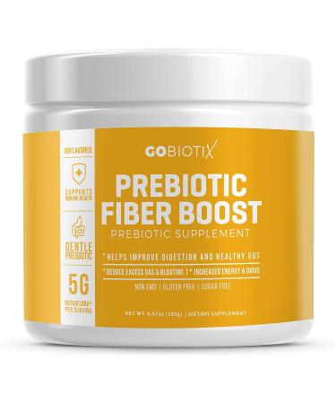GoBiotix Prebiotic Fiber Boost Powder Support a Healthy Gut & Digestive Regularity - 189 Gram