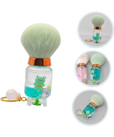minkissy Nail Dust Brush Powder Brush for Loose Powder Small Makeup Brush Small Brush for Makeup Powder Makeup Brush Highlighter Brush Blush Brush Cosmetic Fiber Wool Miss Makeup Powder 9.00X3.50X3.50CM Green - Buy Online on GoSupps.com