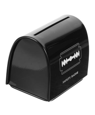 Minkissy storage box for barber-shaving blades Disposal container for razor blades Storage box for safety blades disposable stainless steel razor storage box