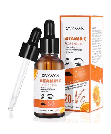 Vitamin C Serum for Face Vitamin C Brightening Facial Serum for Skin Care Anti-Aging Acne Dark Spots Eye Area Fine Lines & Wrinkles Nicotinamide Vitamin C Moisture Facial Serum 30ml
