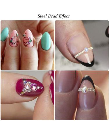 0.4mm Mixed Color 3D Micro Steel Pearl Nail Art Decorations | DIY Caviar Charms & Studs for Perfect Manicure - Buy Online on GoSupps.com