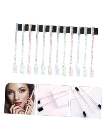 FRCOLOR 60 Pcs Double Ended Eyebrow and Lash Brush Set - Premium Eyebrow Comb Teasing Comb & Hair Edge Brush for Perfect Makeup - International Shipping Available - Buy Online on GoSupps.com