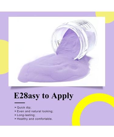 28g Light Violet Sky Dipping Powder - No Lamp Cure, Gel Nail Like Finish - No.64 HJ-DP-28g - Buy Online on GoSupps.com