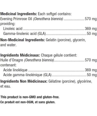 Metagenics - OmegaGenics Evening Primrose Oil - Omega 6 Gamma-linoleic Acid (GLA) and Linoleic Acid - 90 Softgels - Buy Online on GoSupps.com