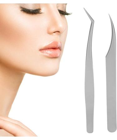 Eyelash Extension Tweezers - Stainless Steel Grafting Tool for Perfect False Lash Application - Buy Online on GoSupps.com