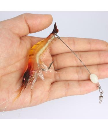 Goture Soft Shrimp Lures Fishing Bait Set - 12 Piece Luminous Shrimp Lures for Trout, Bass, Salmon, Crappie - Sharp Hooks for Saltwater & Freshwater Fishing - Buy Online on GoSupps.com