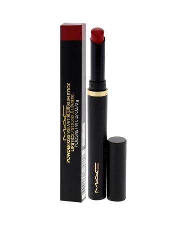 Buy MAC Powder Kiss Velvet Blur Slim Stick - 889 Ruby | Red Lipstick for Women - 0.07 oz - International Shipping Available - Buy Online on GoSupps.com