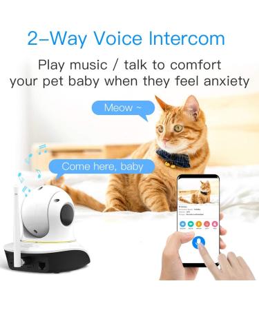 VStarcam Pet Camera with Laser 1080P Night Vision, Motion Alerts, APP Remote Control - Home Security Camera for Pets & Baby - Buy Online on GoSupps.com