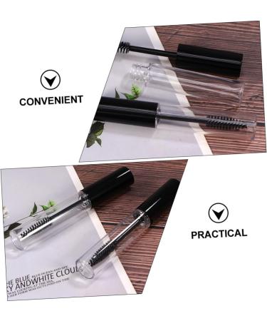 VINTORKY 16pcs Mascara Tube Lip Gloss Containers Eyelash Cream Bottle Portable Mascara Bottle Plastic Black - Buy Online on GoSupps.com