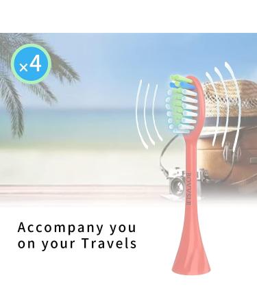 Premium Sonicare Replacement Heads | Whitening Bristles | HY1100 & HY1200 | Miami Coral - Buy Online on GoSupps.com