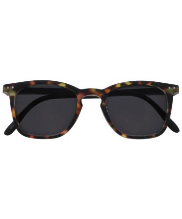 Opulize Bex Sonnen Readers Great Large Quadrat Cool Designer Frame Feders hinges scratch-resistant lens UV400 protection brown tortoise matt black.