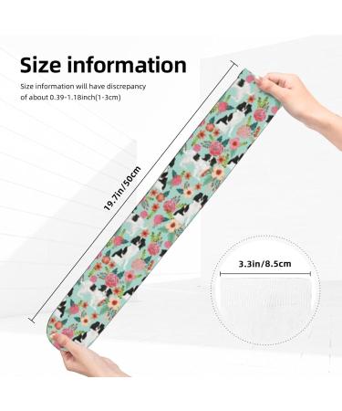 Japanese Chin Dog Compression Socks | Cute Flower Patterns | 15-20 mmHg Support for Running & Cycling - Unisex - Buy Online on GoSupps.com