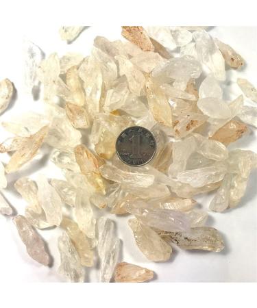 Stone Crafts 100g Natural White Quartz Crystal Stone Rock Chips Specimen Quartz Crystals Natural Stones Natural Luster - Buy Online on GoSupps.com