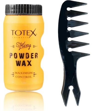 Totex Hair Styling Powder 20g with Fantail Black Comb - Volumizing Dust for Men and Women - Buy Online on GoSupps.com