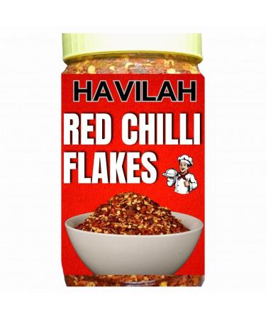Havilah Chilli Flakes 250gm - Red Chilli Flakes Lal Mirch Dry Red Chillies Whole Red Mirchi Flakes Chili Flakes 250g Chilli Flakes 250 gm in Fresh Perfect for Spicing Up Dishes.