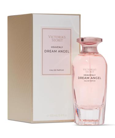 Victoria's Secret Heavenly Dream Angels Eau de Parfum Notes of Prismatic Musk Raspberry Nectar & Amber Crystals Perfumes for Women (3.4 oz) Dream Angels 3.4 Fl Oz (Pack of 1)