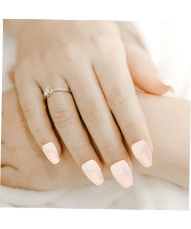 VINTORKY 1 Set Nail Patch Fake Nails Decor Nail Decals Nails for Women Fake Nail Tips Full Cover Nails Glue on Nails Short Nail Art Patches Nail Art Stickers Nail Piece Manicure X4 Plastic - Buy Online on GoSupps.com