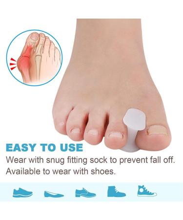 10/20/40/100 Pcs Gel Toe Separator for Hallux Valgus & Bunion Relief - Soft Toe Protector & Spacer - Foot Care Tool (20 Pcs 10 Pairs) - Buy Online on GoSupps.com
