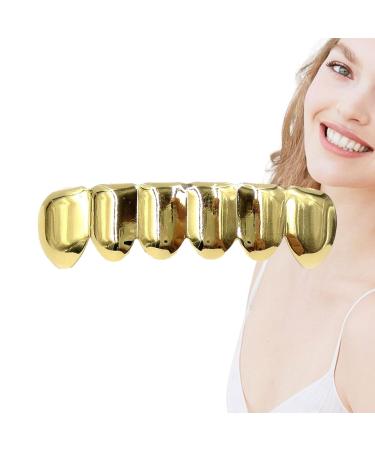 Buy GHIRTING HIP HOP Gilded Grillz Teeth - Gold-Plated Hip Hop Tooth Clips for Cosplay & Parties - Buy Online on GoSupps.com