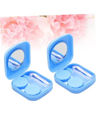Partykindom 2-Part Contact Lens Case Set - Durable Lens Holder & Storage Box for Safe Lentil Care - Buy Online on GoSupps.com