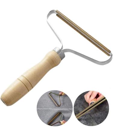 Eco-Friendly Wooden Lint Roller - Double Sided Portable Lint Remover for Clothes & Fabrics | Hair Removal Shaver - Buy Online on GoSupps.com