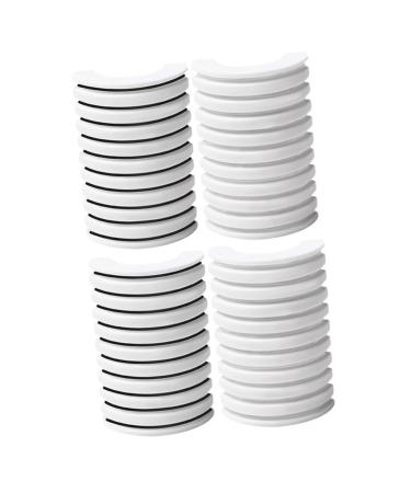 Angoily 4 Boxes Self Adhesive Eyelash Adhesive Strip Self Adhesive Eyelashes Lash Strips Glue Clear False Eyelashes Eyelash Strips Eye Lashes Extensions Strips Jelly Extend Resin Glue Bulk