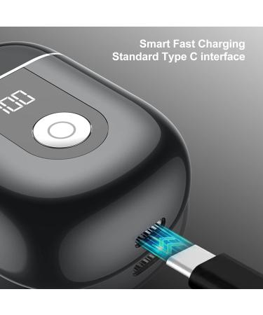 AYNEFY Rechargeable Mini Beard Trimmer - Electric Dual Headed Home Use Grooming Tool (Black) | Best Home Appliances for Effortless Grooming - Buy Online on GoSupps.com