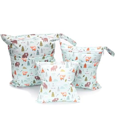 EGURS 3-Piece Diaper Bag Set | Reusable Wet Bag & Organizer for Baby Clothes & Accessories | International Shipping - Buy Online on GoSupps.com