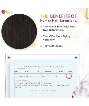 Moresoo Real Hair Tape-In Extensions - 35 cm Dark Brown #2 - 10 Pieces Seamless & Invisible for Natural Look - Buy Online on GoSupps.com