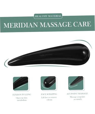 FOMIYES 3ST Scratch Body Surgery Board | Neck & Back Massage Device | Boots Schaber Gua Sha Tool | Easy Acupuncture Pen | 12x3.2cm Black (3 Pcs) - International Shipping Available - Buy Online on GoSupps.com