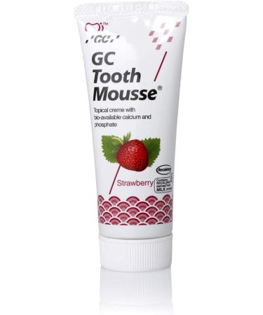 Dental Gods GC Tooth Mousse Strawberry Flavor - 40g | Best Toothpaste Alternative for Dental Care - Buy Online Internationally - Buy Online on GoSupps.com