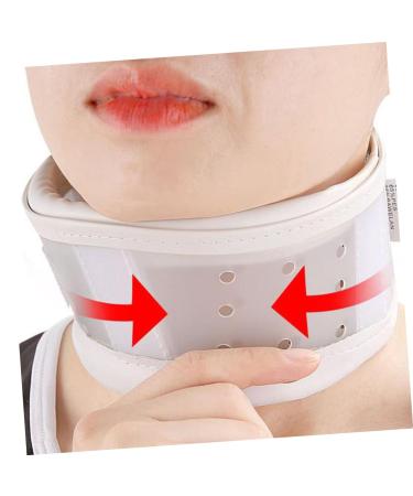 BeatifuFu Neck Support Collar for Men | Breathable Cervical Brace | Adjustable 58x8cm PVC Holder - Buy Online on GoSupps.com