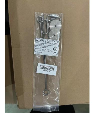 Jubaopen 2-Piece Stainless Steel Parrot Fruit & Vegetable Holder | Durable Bird Accessory for Feeding - Buy Online on GoSupps.com