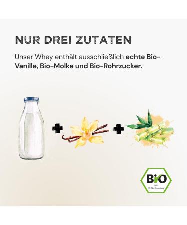  Harvest Republic HARVEST REPUBLIC Organic Whey Protein Powder Vanilla 750g | Organic Whey Protein | Whey Protein for Muscle Development | Up to 22g of protein per serving | - Buy Online on GoSupps.com