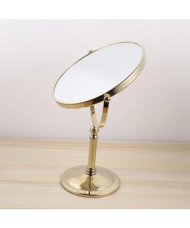 Beaupretty 6-Inch Double-Page Desktop Make-Up Mirror - 5x Magnification Gold Cosmetic Mirror for Home Use - Buy Online on GoSupps.com
