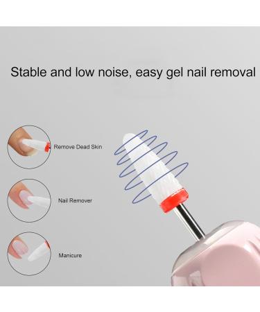 Electric Nail File Rechargeable Electric Nail Grinder Professional 30000RPM with 6 Dead Skin Removal Heads for Home Salon Use (Narootepu0ivxy135-11) - Buy Online on GoSupps.com