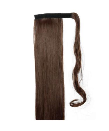 Buy Elailite 23 Ponytail Clip-In Hair Extensions - Smooth Medium Brown 120g - Affordable Quality Hair Extensions for All Hair Types - Buy Online on GoSupps.com