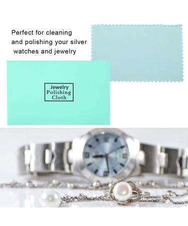 25PCS Silver Polishing Cloth - Anti-Tarnish Jewelry Cleaner for Gold Platinum & Sterling Silver - Effective Ring & Jewelry Cleaning Tool - Buy Online on GoSupps.com