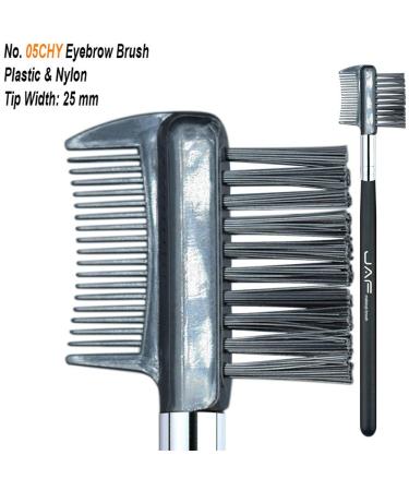 5pcs Vegan Eye Brushes Set: Eyebrow, Eyeliner, Eyelash Tools with Definer, Angled, Fine Point, Spoolie & Comb Brushes - Buy Online on GoSupps.com