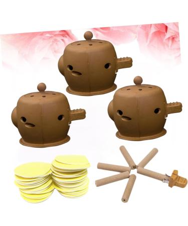 Buy 3 Set Moxa Box Acupuncture Moxibustion Rods - Moxa Stab Holder & Patch Pad Tools for Effective Moxibustion Therapy - International Shipping Available - Buy Online on GoSupps.com