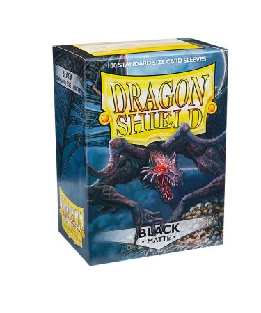 Dragon Shield Matte Black 100 Protective Sleeves - Buy Online on GoSupps.com