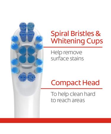 Colgate 360 Advanced Whitening Electric Toothbrush Replacement Heads - 2 Count - Buy Online on GoSupps.com