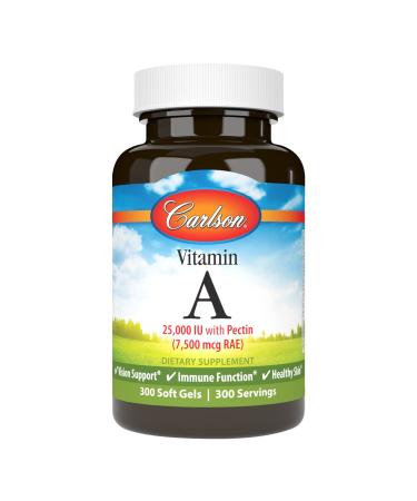 Carlson Labs Vitamin A 25000 IU 300 Softgels