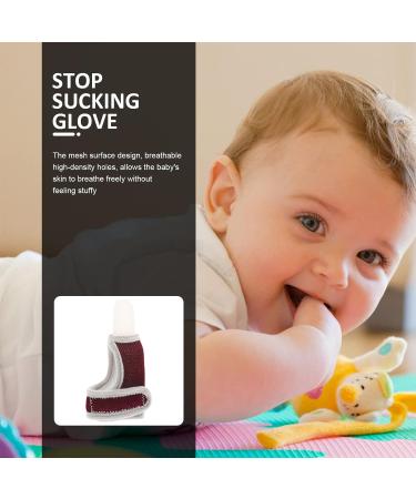 DOITOOL 2Pcs Finger Sucking Stop Gloves Toddler Stop Sucking Finger Gloves Batting Thumb Guard - Buy Online on GoSupps.com