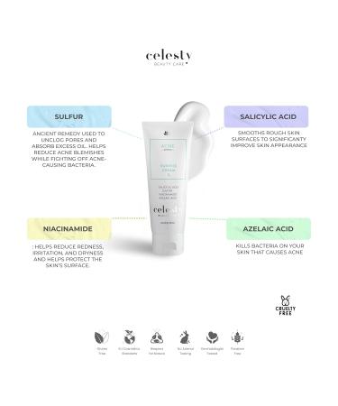 Celesty Beauty Hormonal Acne Face Moisturizer | Liquid Cream Purifier for Hormonal Acne | 60ml Acne Spot Treatment & Vitamin-Enriched Formula - Buy Online on GoSupps.com