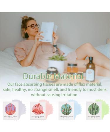 Dajidafu 1 Box Absorbent Sheets Supple Face Cleaning Supply Portable Oil Control Wipes Comfortable Deep Cleansing Matting Wipes Pink - Buy Online on GoSupps.com
