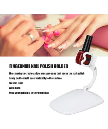 Nail Polish Holder Fingernail Painting Tools Nail Art Pedicure Prevent Spill Sturdy Grip Nail Polish Holder Manicure Accessories for Home Manicure Store - Buy Online on GoSupps.com