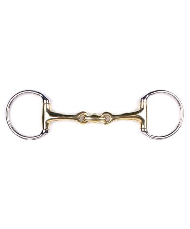 QHP Olive Head Bridle Argentan double broken thickness 17 mm 10.5-14.5 cm (9.5)